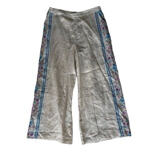 NWT Spell Impala Lily Linen Pants in Iris Floral – Size 3XL (Rare &Discontinued)